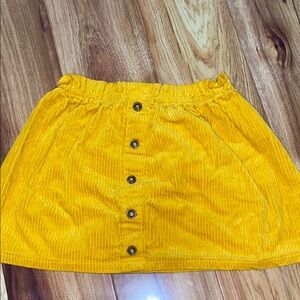 Isaac Mizrahi Golden Corduroy Skirt